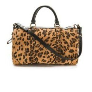Jane Mayle x Club Monaco Leopard Print Leather Bag